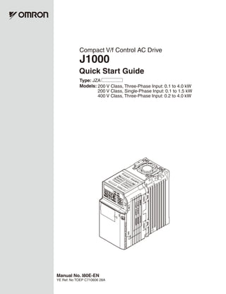 J1000 quickstartguide | PDF