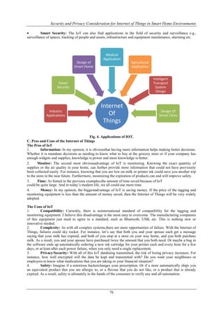 Security and Privacy Consideration for Internet of Things in Smart Home ...