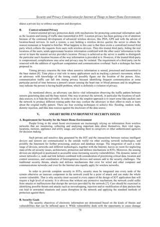 Security and Privacy Consideration for Internet of Things in Smart Home ...