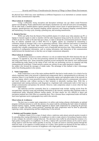 Security and Privacy Consideration for Internet of Things in Smart Home ...