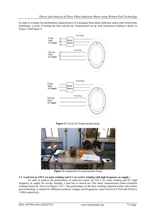 Theory and Analysis of Three Phase Induction Motor using Written Pole ...