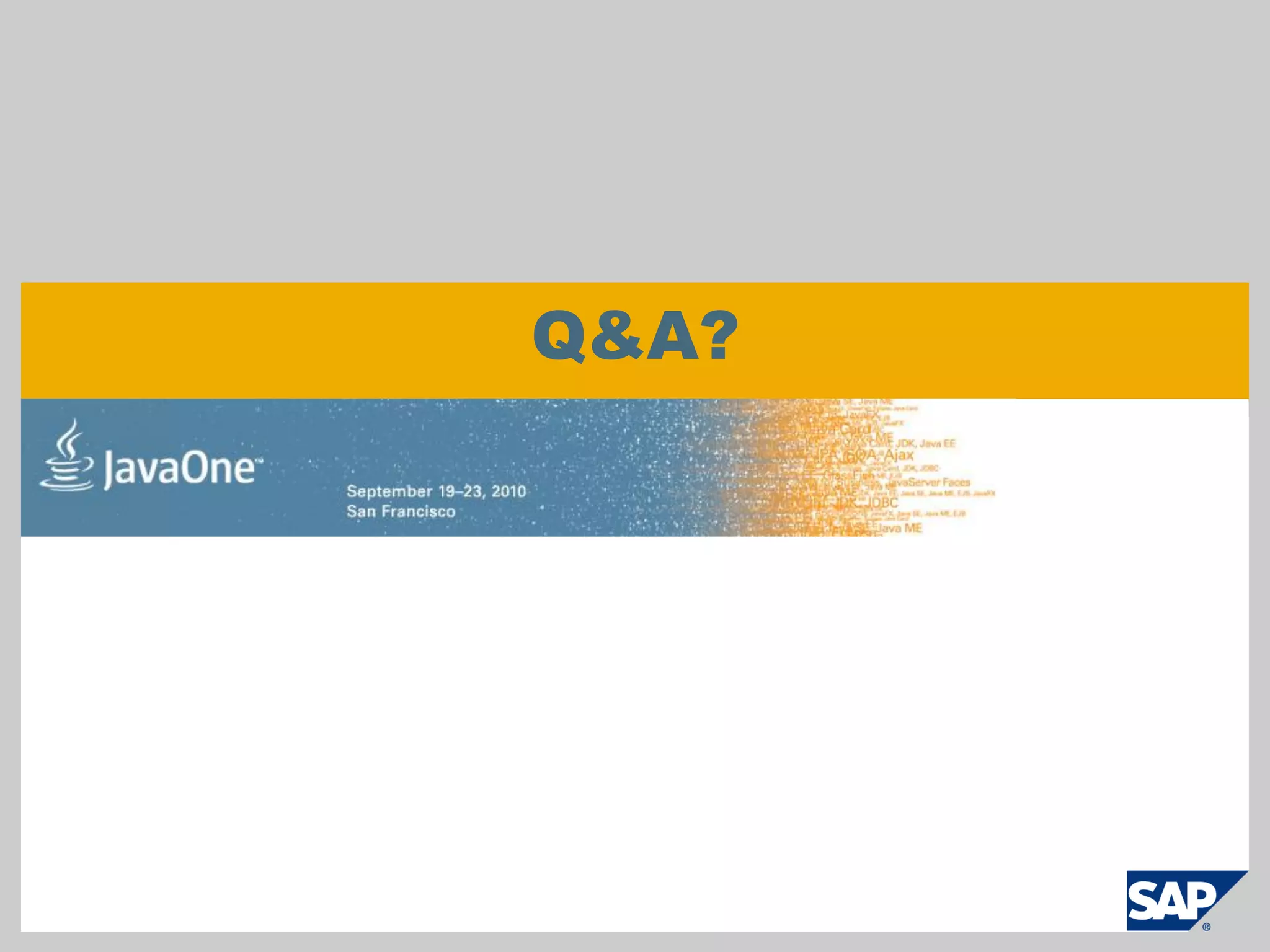 Q&A?
 
