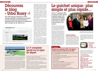 ACTUALITÉ                                                                                                                                                                                                                                                                                             ACTUALITÉ




           Découvrez                                                                                                                                         Le guichet unique : plus
                                                                                                            Une équipe de près de 15 personnes a été
                                                                                                            constituée pour accompagner l’aménageur
                                                                                                            d’Etat, l’EPAMarne, dans ses missions et
                                                                                                            veiller à chaque instant à la préservation
                                                                                                            des intérêts de la ville, qui ne sont pas tou-


           le blog                                                                                          jours compatibles avec ceux de l’État.
                                                                                                            L’aménagement de ce territoire au statut
                                                                                                            très particulier, Opération d’Intérêt
                                                                                                                                                             simple et plus rapide…
           « Urba Bussy » !
                                                                                                            National, support d’agglomération nouvelle
                                                                                                            – cas unique en France – est un enjeu            Créé le 1er septembre 2012,
                                                                                                            important, une question qui concerne tout
                                                                                                            le monde, élus et citoyens. Et c’est avec        au sein de la mairie annexe,
           Avec 500 nouveaux logements et 1000                                                              l’objectif d’y faire participer un maximum
                                                                                                            de Buxangeorgiens que le blog « Urba
                                                                                                                                                             le guichet unique a été
           nouveaux habitants en moyenne par an, Bussy                                                      Bussy » a été créé.                              récemment réaménagé
           est sans nul doute une ville attractive et                                                       Outil privilégié de réflexion, d’informa-        et cloisonné de manière
                                                                                                            tion et d’échange à propos de l’urba-
           dynamique dont il faut adapter les équipements,                                                  nisme de notre commune, ce blog est ali-         à offrir plus de confort
           dans le respect de son cadre de vie.
                                                                                                            menté par les équipes de la mairie. Les
                                                                                                            habitants sont invités à réagir à l’évolu-
                                                                                                                                                             et de discrétion à ses
                                                                                                            tion de la ville et aux projets urbains          usagers.
                                                                                                            actuellement en cours, à travers les son-
                                                                                                            dages ou la rédaction de commentaires.           Situé en centre-ville et à deux pas du RER,
                                                                                                            Au-delà des outils mis en place par la           là où le flux est le plus important, ce service
                                                                                                            commune (commissions d’urbanisme,                facile d’accès a pour vocation première d’of-
                                                                                                            commissions extra-municipales, conseils          frir aux Buxangeorgiens un service perfor-
                                                                                                            de quartiers, réunions publiques sur les         mant, au plus près de leurs besoins.
                                                                                                            projets importants, bulletins munici-            Destiné avant tout à faciliter les démarches
                                                                                                            paux…), il semblait important à la muni-                                                                                                             Hugues Rondeau est allé se rendre compte
                                                                                                                                                             administratives courantes, telles que les ins-
                                                                                                            cipalité de proposer à la population un                                                                                                             sur place du bon fonctionnement du service.
                                                                                                                                                             criptions scolaires, la préinscription sur les
                                                                                                            outil adapté, moderne, interactif qui            listes d’attente en crèche ou halte-garderie,
                                                                                                            constitue une plate-forme d’échanges             les séjours, les stages multisports et aussi      Fréquentation importante                           en plus nombreux en raison de l’accroisse-
                                                                                                            sur les projets urbains et les préoccupa-        le calcul du quotient familial, ce service cen-   au calcul du quotient familial                     ment de la population, la municipalité envi-
                                                                                                            tions partagés par tous.                         tralise toutes les informations fournies par      Près de 3200 familles ont fait appel durant        sage une extension prochaine de la mairie
                                                                                                            Merci à vous d’être le plus constructif pos-     les familles. Ainsi, certaines de ces données     le mois janvier au guichet unique. Pendant         annexe qui accueillera sur 350 m2 le C.C.A.S,
                                                                                                            sible – c’est le cas de le dire ! – pour que     sont directement accessibles aux autres ser-      cette période de forte affluence, 5 agents         aux côtés d’autres services destinés à se
                                                                                                            cet outil joue pleinement son rôle. Devenez      vices de la mairie qui peuvent les traiter        ont reçu les familles pour le calcul du leur       développer.
                                                                                                            acteur à part entière dans l’évolution de        rapidement, ce qui permet en outre aux            quotient familial, ce qui leur permet de béné-
                                                                                                            votre ville et rendez-vous sur www.urba-         familles de ne pas avoir à redonner les           ficier d’une dégressivité des tarifs des dif-
                                                                                                            bussy.fr. Vous pouvez suivre l'actualité du      mêmes informations. Comment son nom               férentes prestations proposées par la muni-                                      Retrouvez
                                                                                                            blog également sur Twitter@urbabussy.fr.         l’indique, le guichet unique permet de n’avoir    cipalité. Et pour recevoir dans de meilleures
Tous les projets en urbanisme de Bussy accessibles en quelques clics !
                                                                                                                                                             à faire face qu’à un seul interlocuteur!          conditions les usagers de la mairie, de plus
                                                                                                                                                                                                                                                                                                le guichet
                                                                                                                                                                                                                                                                                                unique
                                                                                                                                                                                                                                                                                                en vidéo
                                                                                                                                                               À savoi r…
                                                                                   Le 3e complexe                                                              Rentrée de septembre 2013 : Inscriptions
                                                                                                                                                                                                                                                                                                sur Bussy TV

                                                                                   sportif sur la ligne                                                        scolaires pour les enfants nés en 2010                                                             Le Guichet Unique vous accueille au Centre
                                                                                                                                                                                                                                                                  Administratif – Espace Charlemagne – 2,

                                                                                   de départ                                                                   Pour inscrire votre enfant à l’école, merci de vous présenter en mairie annexe, au
                                                                                                                                                               service du Guichet Unique de l’espace Charlemagne situé au 2, passage Carter, munis
                                                                                                                                                               des documents suivants:
                                                                                                                                                                                                                                                                  passage Carter (proche gare RER, face au
                                                                                                                                                                                                                                                                  parking Champollion). Tél. 0164666001
                                                                                                                                                                                                                                                                    Horaires d’ouverture :
                                                                                                                                                               • Livret de famille ou extrait d’acte de naissance                                                 • Hors vacances scolaires
                                                                                   Afin d’accueillir les multiples disciplines représentées à Bussy, le
                                                                                                                                                               • Justificatif de domicile de moins de 3 mois (en cas d’hébergement: l’attestation sur             Lundi – Jeudi: 8h30 à 12h – 14h
           Après l’avoir longtemps attendu et espéré, les associations sportives   complexe sera structuré en plusieurs espaces:
                                                                                                                                                                 l’honneur de l’hébergeant et son justificatif de domicile)                                       à 17h30
           de Bussy peuvent avoir le sourire! Le démarrage du chantier du 3e       • pôle gymnase de 1880 m2 avec gradins d’environ 300 places,
                                                                                                                                                               • Carnet de santé de l’enfant                                                                      Mardi: fermé au public
           complexe sportif est imminent, et la pose de la première pierre aura    • pôle « salles de combat » de 1287 m2 comportant 4 aires de dojos
                                                                                                                                                               • Certificat de radiation                                                                          Mercredi: 8h30 à 19h
           lieu le samedi 23 février à 15h, boulevard des Cent-Arpents.              et permettant la pratique des arts martiaux, ainsi que toute forme
                                                                                     de boxe,                                                                  En cas de séparation:                                                                              Vendredi: 8h30 à 12h – 14h à 17h
           Avec 7300 adhérents sportifs, la ville de Bussy, plus que jamais
                                                                                   • pôle « salle de sport de raquettes et jeux collectifs »,                  • Justificatif de domicile des 2 parents                                                           Samedi matin: 9h à 12h
           dynamique et sportive, verra bientôt sortir de terre un bâtiment
                                                                                   • pôle stade, en extérieur, comprenant une piste d’athlétisme de            • Autorisation d’inscription scolaire dans la commune (de l’autre parent)                          • Pendant les vacances scolaires
           d’environ 5000 m2, dont la conception contemporaine et fonctionnelle
           respectera les règlements des différentes fédérations françaises.         400 m, un espace sauts, un terrain de foot synthétique, une aire          Documents supplémentaires pour le calcul du quotient familial:                                     Lundi – Mercredi – Jeudi: 8h30
           Avec la construction de ce nouveau complexe sportif, la municipalité      de lancer, 8 couloirs et une ligne droite…                                • Avis d’imposition ou de non-imposition 2012 (revenus 2011)                                       à 12h – 14h à 17h30
           a souhaité répondre à une demande croissante des associations           Bénéficiant d'une subvention de 2310000 € accordée par le Conseil           • La dernière feuille de paie des 2 conjoints du foyer                                             Mardi: Fermé au public
           sportives pour leur entraînement et compétition, mais offrir égale-     Régional dans le cadre du Contrat de Plan État-Région 2007-2013,            • N° allocataire de la CAF de Seine-et-Marne                                                       Vendredi: 8h30 à 12h – 14h à 17h
           ment un espace de qualité pour l’apprentissage et la pratique des       ce troisième complexe sportif fait également l’objet d’une subvention       • Certificat de scolarité pour les enfants à charge de plus de 18 ans                              Samedi: 9h – 12h (sauf indication
           différentes disciplines sportives pour les scolaires.                   de 480000 € octroyée par le Conseil Général.                                                                                                                                   contraire)

12   I BUSSY MAG N° 151 - FÉVR IER 2013                                                                                                                                                                                                                                               BUSSY MAG N° 151 - FÉV R IER 2013   I 13
 