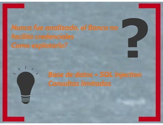 Pentest: Técnicas alternativas para un cliente “experimentado” – Nelson Boris Murillo – DragonJAR Security Conference 2014