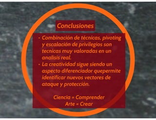 Pentest: Técnicas alternativas para un cliente “experimentado” – Nelson Boris Murillo – DragonJAR Security Conference 2014