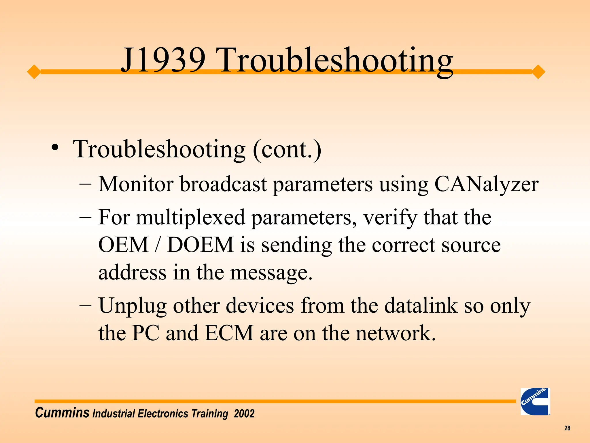 J1939 Protocol Training Communication.ppt