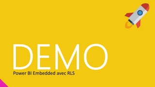 Power BI Embedded avec RLS
 