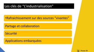 Les clés de “L’industrialisation”
•Rafraichissement sur des sources “vivantes”
Partage et collaboration
Sécurité
Applications embarquées
 