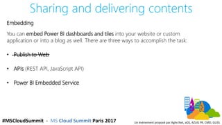 #MSCloudSummit - MS Cloud Summit Paris 2017 Un événement proposé par Agile.Net, aOS, AZUG FR, CMD, GUSS
Sharing and delive...