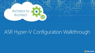 Architect to
Architect
 