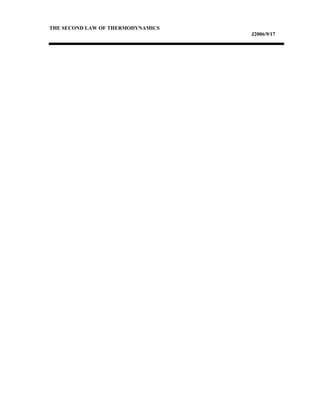 THE SECOND LAW OF THERMODYNAMICS
J2006/9/17
 