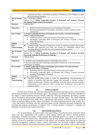 School Leadership Practices Towards Enhanced Classroom Management ...
