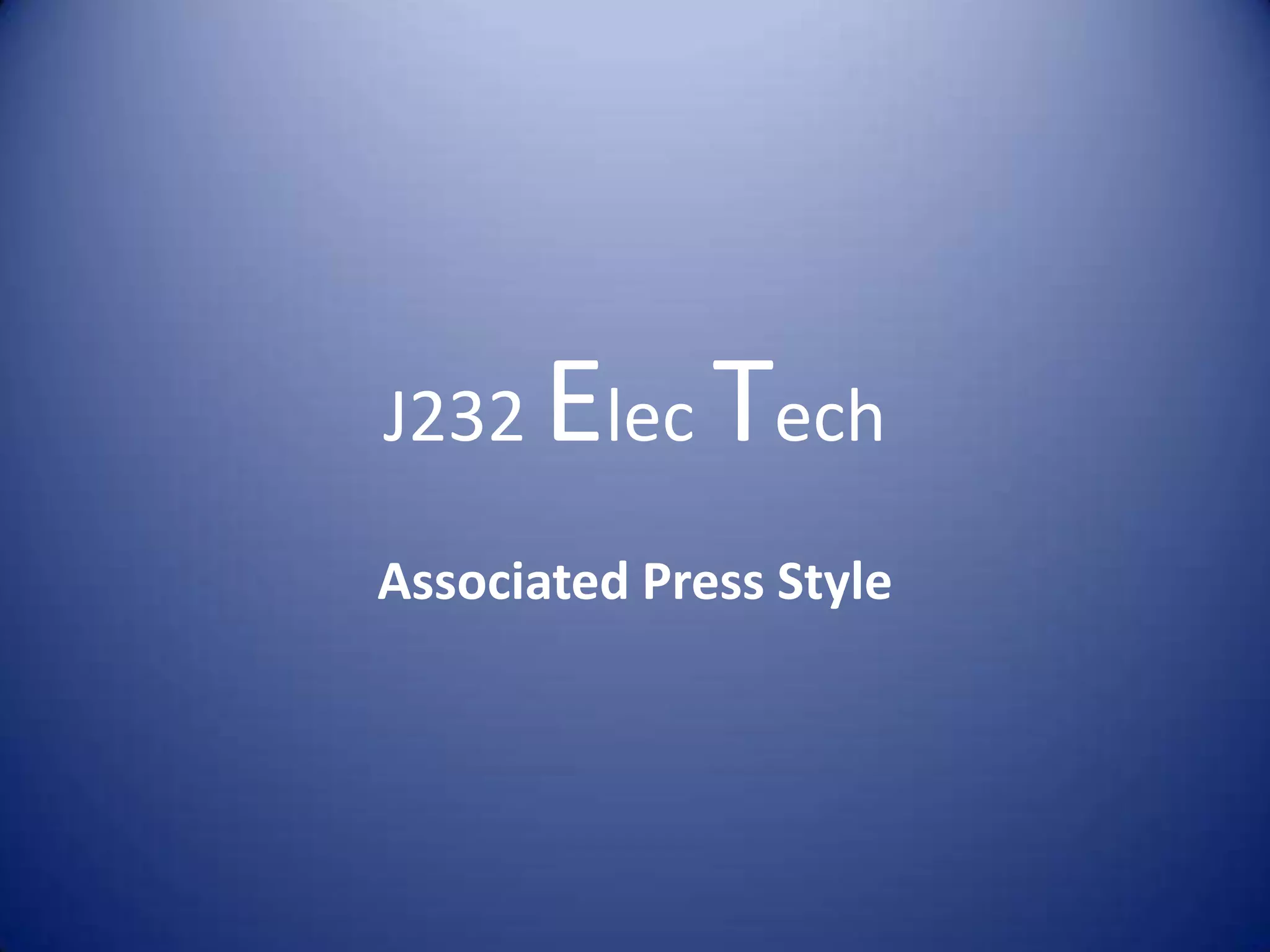 Writing Blog Posts In AP Style PPT writing-blog-posts-in-ap-style-ppt