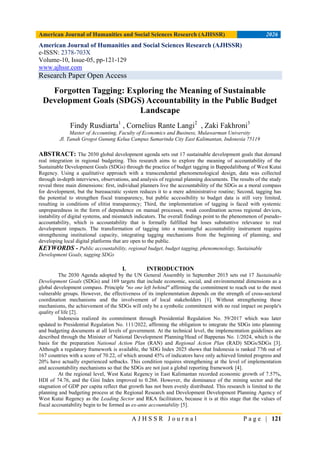 Forgotten Tagging: Exploring the Meaning of Sustainable Development ...