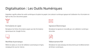 Simplification et Digitalisation des Procédures Administratives ...