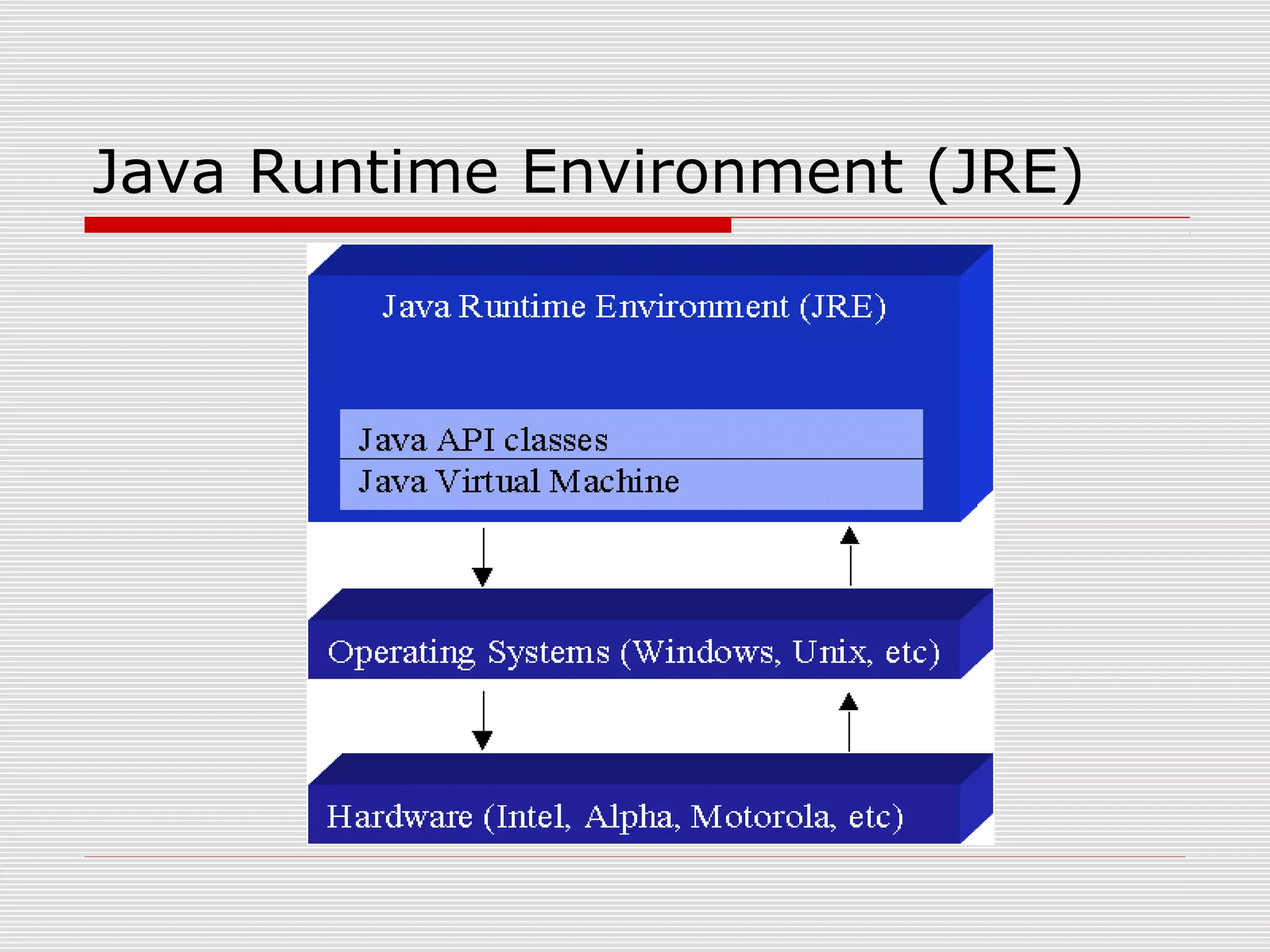 Java Runtime Environment (JRE)
 