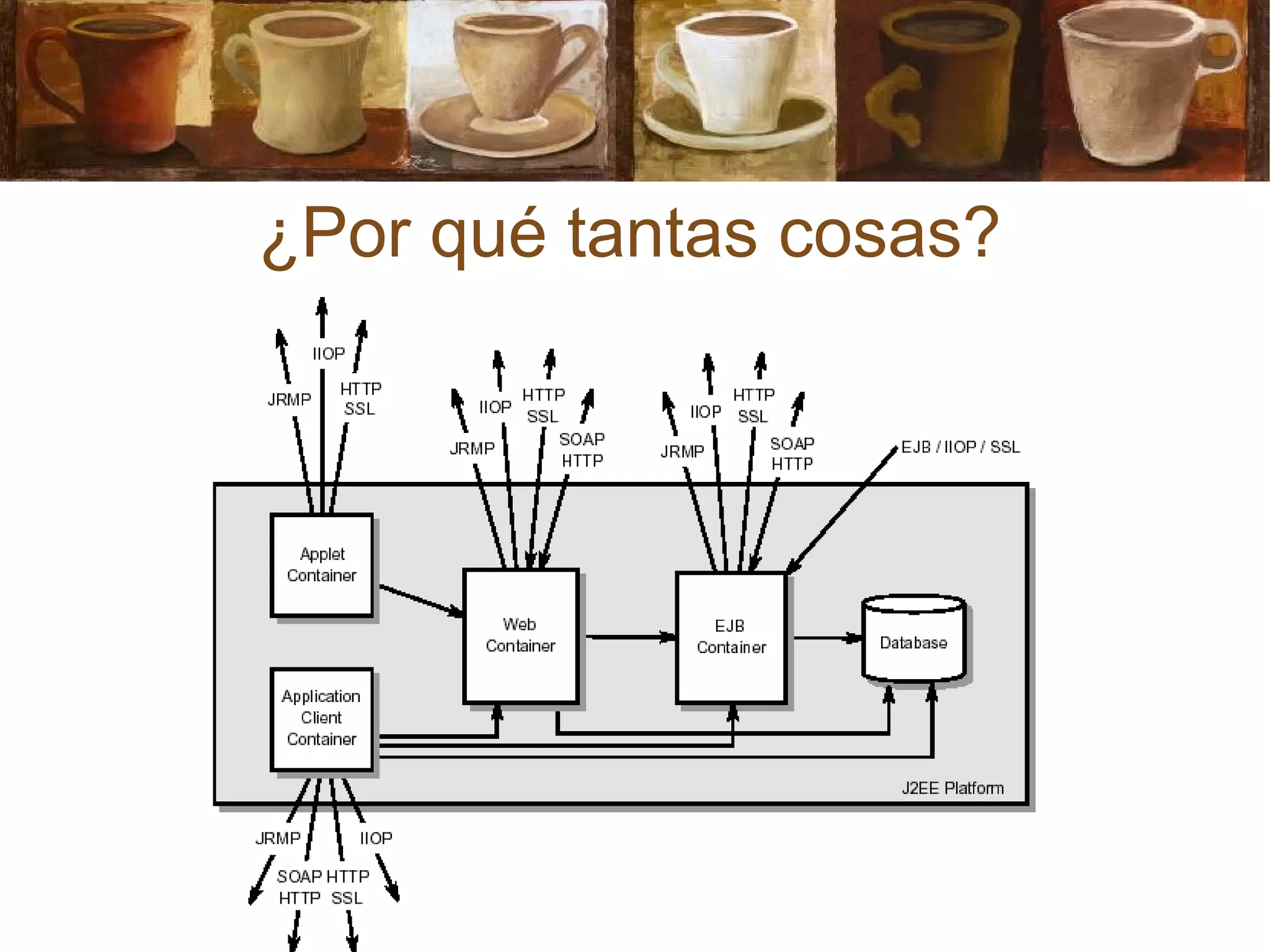 ¿Por qué tantas cosas?
 