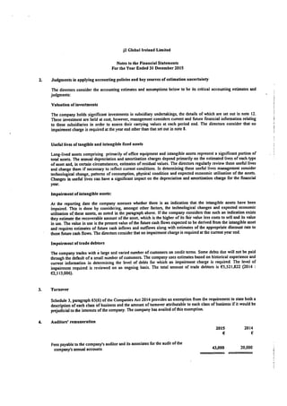 J2 Ireland 2015 Financials