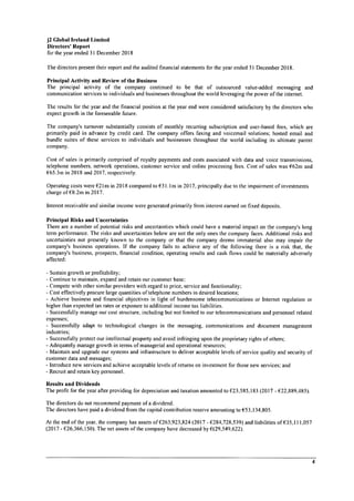 J2 Global Ireland 2018 Year End Report