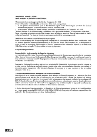 J2 Global Ireland 2018 Year End Report