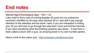 IQ test | PPTX