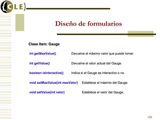 Diseño de formularios
126
 