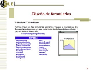 Diseño de formularios
130
 