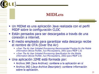 MIDLets
23
 