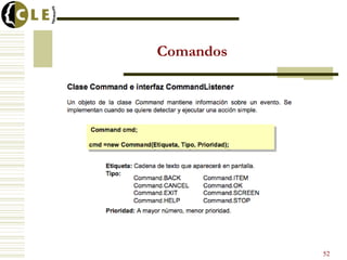 Comandos
52
 