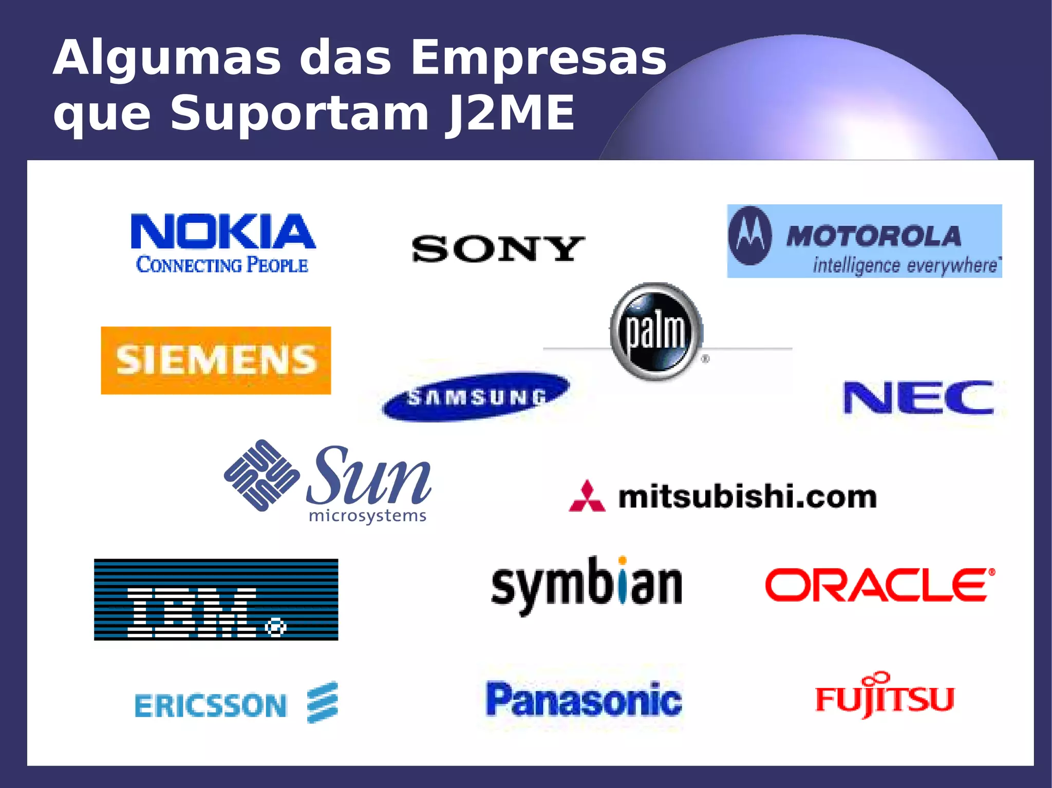 Aplicações Móveis com J2ME
