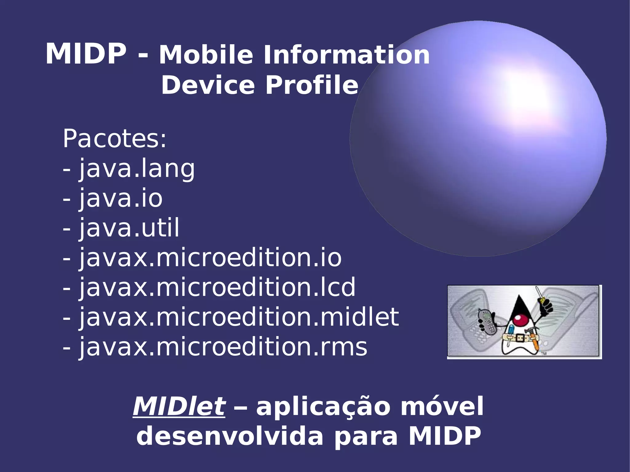 Aplicações Móveis com J2ME