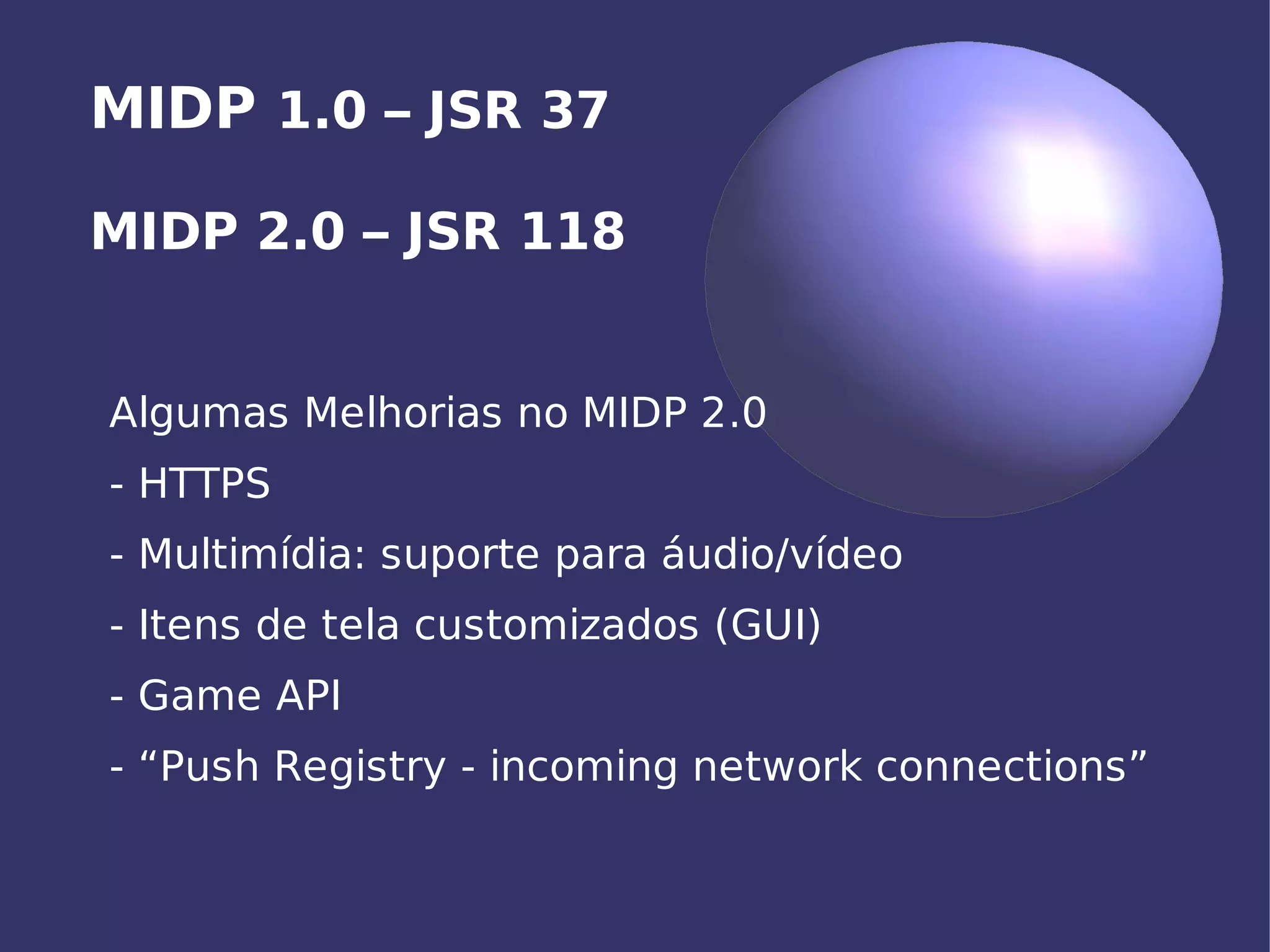 Aplicações Móveis com J2ME