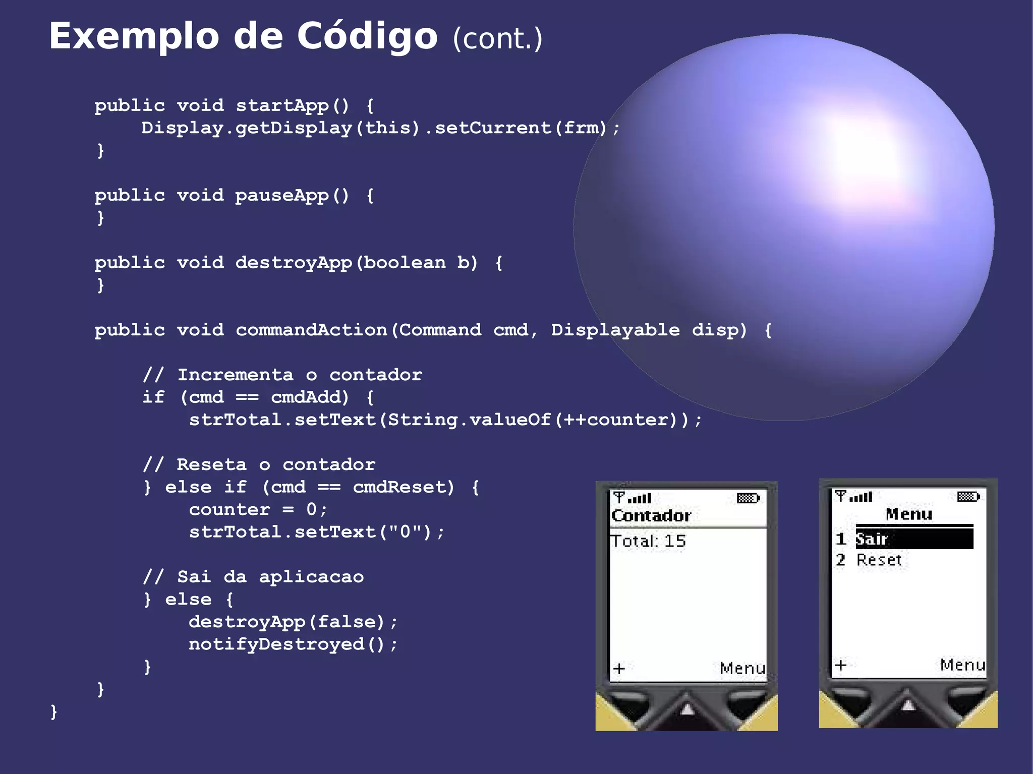 Aplicações Móveis com J2ME