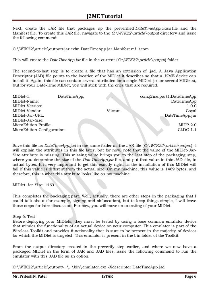 j2me step by step Sun, 01 jul 2018 11:59:00 gmt j2me step by step pdf - you'll start off by examining the background of j2me and exploring the j2me configurations and. j2me step by step Sun, 01 jul 2018 11:59:00 gmt j2me step by step pdf - you'll start off by examining the background of j2me and exploring the j2me configurations and.