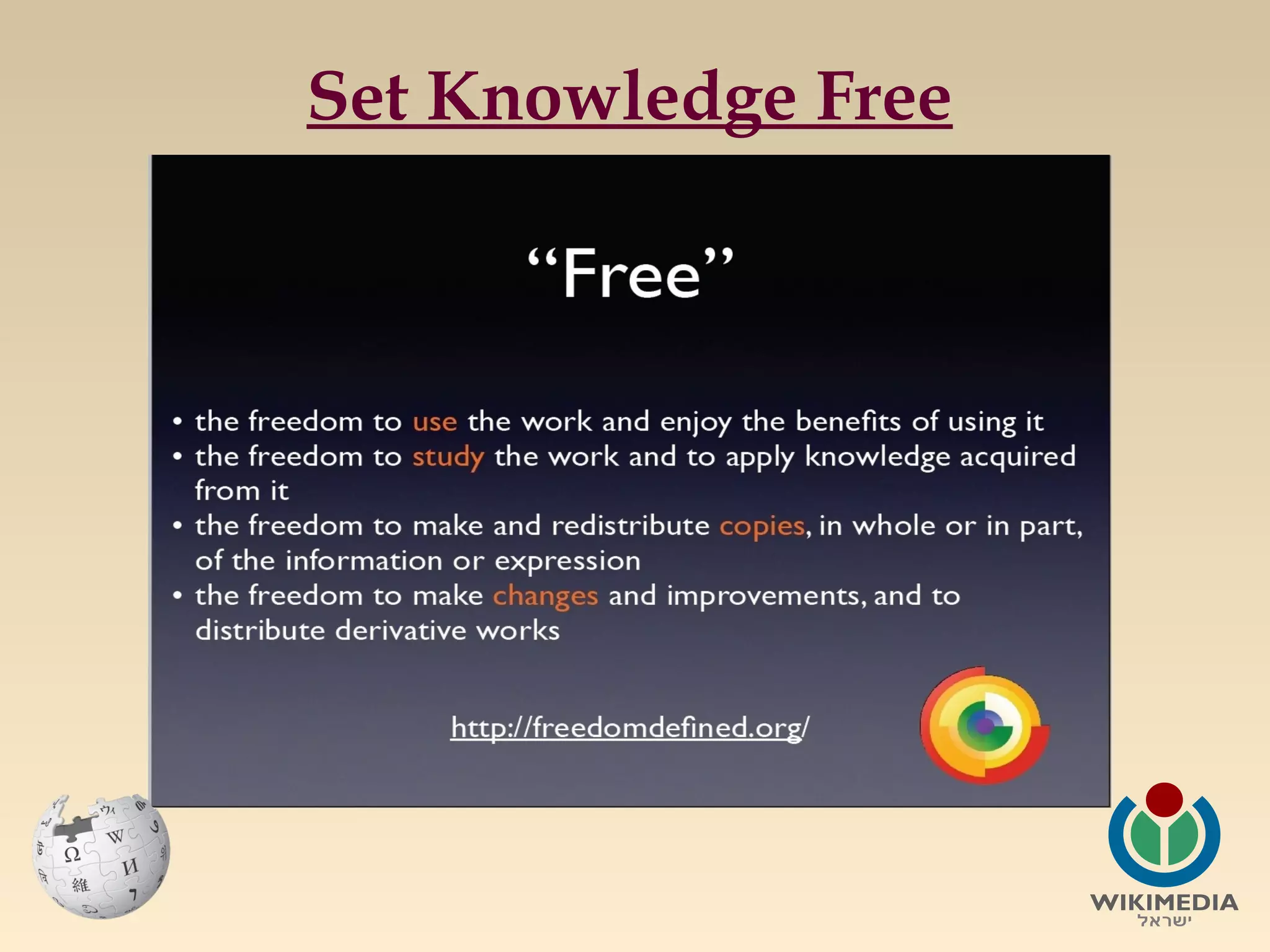 Set Knowledge Free

 