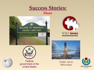 Success Stories:
More

Federal
government of the
United States

Public Art in
Milwaukee

 