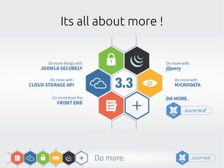 Its all about more !
 