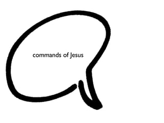 commands of Jesus 