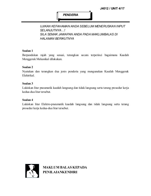Soalan Dan Jawapan Litar Elektrik - Kecemasan k