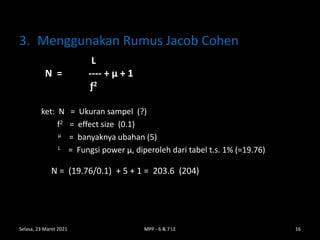 Metode Pengambilan Sampel-Metode Penelitian Penyuluhan Part 6 & 7 | PPT