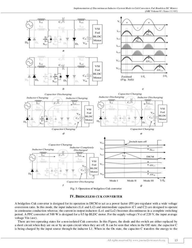 IMPLEMENTATION OF DISCONTINUOUS INDUCTOR CURRENT MODE IN CUK CONVERTE…