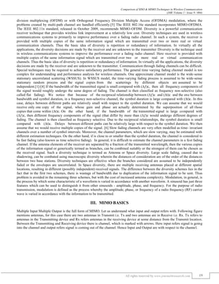 COMPARISON OF SISO & MIMO TECHNIQUES IN WIRELESS COMMUNICATION | PDF