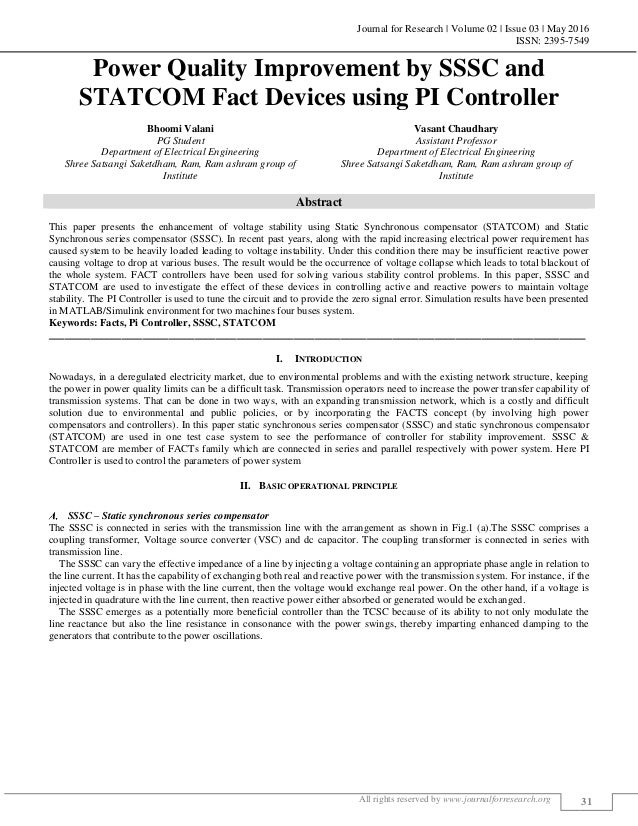 Phd thesis power quality improvement