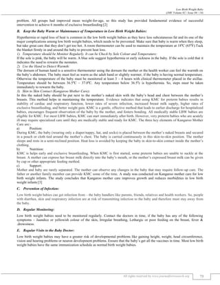 LOW BIRTH WEIGHT BABY | PDF