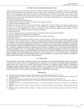 LOW BIRTH WEIGHT BABY | PDF