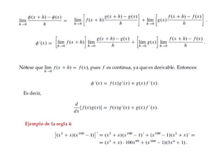 Derivada Reglas Basicas