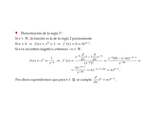 Derivada Reglas Basicas