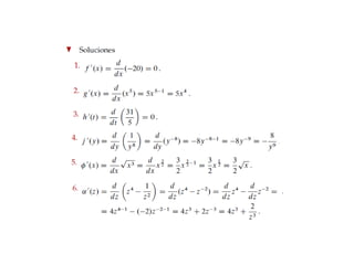 Derivada Reglas Basicas