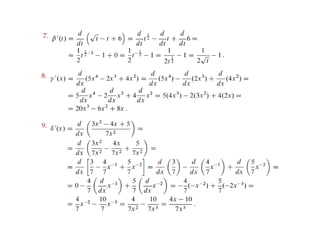 Derivada Reglas Basicas