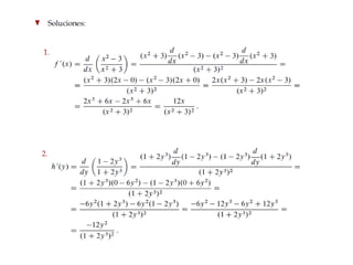 Derivada Reglas Basicas